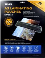 Texet Laminating Pouches A6 / A5 / A4 / A3  150 micron  - Pack  of 25
