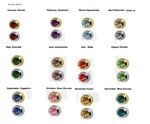 Surgical Steel Ear Piercing Stud Earrings Birthstone Colour Crystal Gem Ear stud