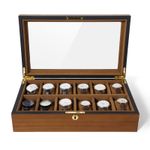 High Quality Watch Box Watch Case Watch Display Storage Case 6/10/12 Grids UK