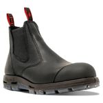 Redback USBBKSC Heavy Duty Steel Toe With Scuff Cap Safety Boots Black