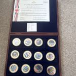 British Military Aircraft £1 Proof Coin Collection 2016 12pc COA Z0821