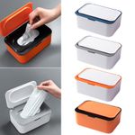 Wet Wipes Dispenser Tissue Box Holder Baby Wipes Storage Box w/Lid Home Office