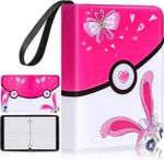 Pink Pokémon Card Binder Trading Zipper Card Album with FREE DELIVERY