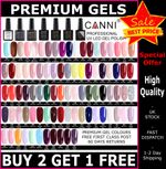 CANNI Nail Gel Polish 7.3ml UV LED Set Colour Professional Varnish Top Base Coat