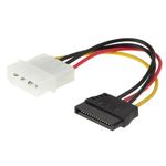Molex to SATA Power Adaptor Cable 4 pin to 15 pin For HDD Hard Drive Lead Cable