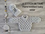 babies hand knitted cardigans