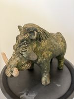 Clay / Terracotta Vintage Warthog / Pig/ Boar With Lovely Patina