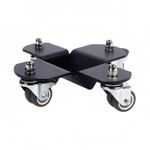 Piano Moving Cart Swivel Caster Wheels Piano Dolly Black Metal