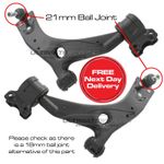 Volvo V50 2004-2013 Front Lower Wishbone Arms Pair 21mm Cone Drivers & Passenger
