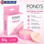 30g PONDS Natural Face talc Powder Pink Glow Matte Finish Oil Control Compact UK
