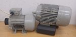 2 x 3 Phase Small Motors Squirrel Cage Siemens/Electro Adda 0.75KW & 0.37KW.