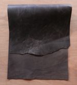 1.5mm Thick Brown Pebble Grain Cowhide Leather Crafts Large Pieces