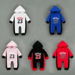Top Baby Newborn Toddler Kids Boy Girl Sport Long Sleeve  Hoodie Romper Outfit
