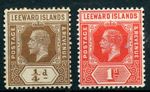 Leeward Islands KGV sg46,48   - MH