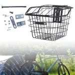 Bike Bicycle Storage Basket with Cover 29x27x23cm for Road