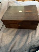 Vintage  Wooden Writing Slope Stationery Box for restoration