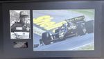 Ayrton Senna Signed 1985 Lotus F1 Photograph Framed Display COA JPS