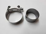 Honda VFR 1200 F 2010 - 2013 Exhaust Collector Box Seal & Clamp to Silencer - 1