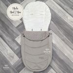 🤎🪶 Egg2 Feather / Beige Footmuff / Cosytoes 🪶🤎