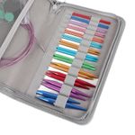 _Circular Knitting Needle Set 3-10mm Interchangeable Smoothing Circular Needle
