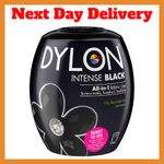 Dylon Washing Machine Fabric Dye Pod Intense Black 350G-UK