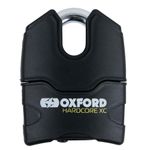 Oxford Hardcore XC13 Motorcycle Padlock Rubber Scooter Disc Lock 11 mm Black