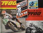 IOM TT 1980 Programme / Raceguide. Mike Hailwood Sticker / Duckhams TT sticker