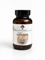 Fungi Fields Organic Pure Lions Mane Fruiting Body HPMC Capsules 500mg X 60
