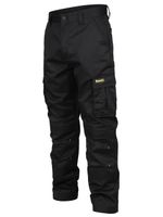Bench Workwear Mens Black Toronto Cargo Trouser with Kneepad Pocket
