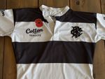 Rare Barbarians Player Issue Rugby Shirt - Poppy Edition - Large