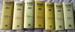 Wisden Cricketers' Almanack hardbacks 2005- 2011 set of  7