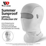 Summer Cycling Cap Breathable UV Protection Motorcycle Balaclava Face Mask Hat