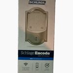 Schlage Encode Wi-Fi Smart Deadbolt Keypad Camelot Satin Nickel