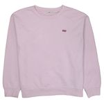 Levi's Womens Pink Crew Neck Pullover Sweatshirt Size M