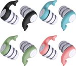 x4 Pairs of Noise Cancelling 3 Layer Earplugs 40db Ear Plugs Sleep/work/Swimming