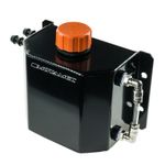 Motamec Alloy 1 Litre Oil Catch Tank with Breather Cap Anodized BLACK