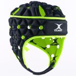 Gilbert Rugby Headguard - Air Head Guard - Black & Red - Sz: Junior Ex Display
