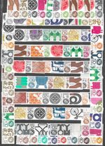Mexico Export Stamps  Exporta All MNH with Duplicates Mexico Export Stamp Lot