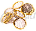 Pipe Screens Conical Cone Stainless Steel Brass Tobacco Gauzes Filters - 15mm