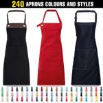 Plain Kitchen Apron Women Waterproof Cooking Chef Barista BBQ Party Craft Baking
