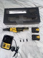 Dewalt DCF500 12V XR Brushless Sealed Head Ratchet with 2x 3.0Ah Batteries