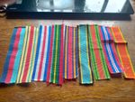 Nine WW2 medal ribbons Free Postage.