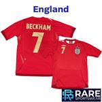 ENGLAND 2006-08 AWAY FOOTBALL SHIRT MEDIUM ADULT UMBRO (GOOD/VGOOD) BECKHAM No7