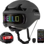Cycling Helmet with LED Display,Integrally-Molded Adjustable Sports Bike LED Hel