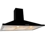 Leisure H92PK Built In 90cm 3 Speeds Chimney Cooker Hood Black 
