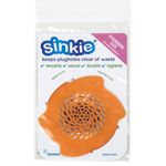 Sinkie Sink Trap 12cm - Orange - Standard Plug Hole Protector Waste Dossil