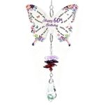 60th Birthday Gifts for Women,Butterfly Crystal Sun Catcher Gift /, /