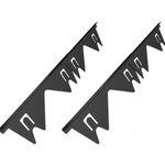 1/2x Stainless Steel Stove Counter Gap Cover, Stove Gap Guard, Stove Gap Filler