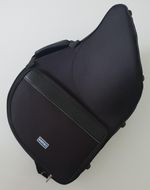 French Horn Gig Bag Case FIXED BELL Padded Backpack Black - CROSSROCK by CHASE