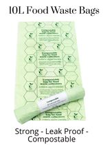 10L Compostable Food Waste Bags Biodegradable Caddy Liners - Best value on Ebay!